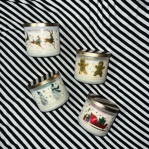 🆕 BBW 3-Wick Holiday Candle Haul